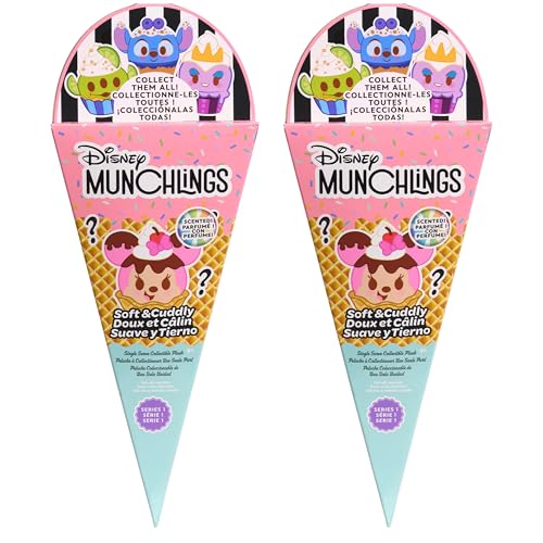 Just Play Disney Munchlings Plüschtiere, parfümiert, für Kinder, 2 Stück von Just Play