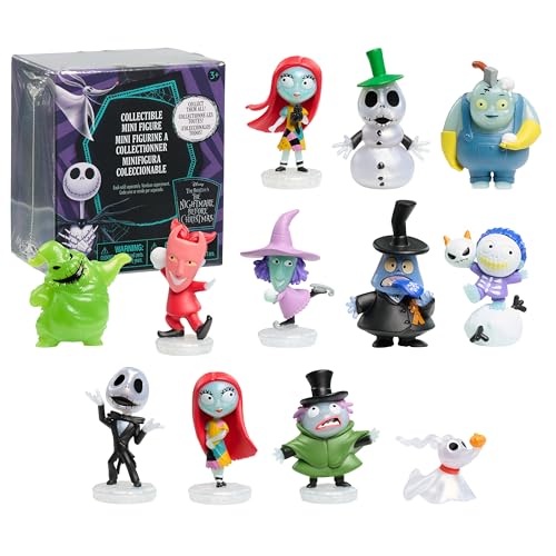 Just Play Disney Tim Burton‘s The Nightmare Before Christmas, 6,4 cm große Sammelfigur, Überraschungsbox, Heimdeko, Kinderspielzeug ab 3 Jahren von Just Play