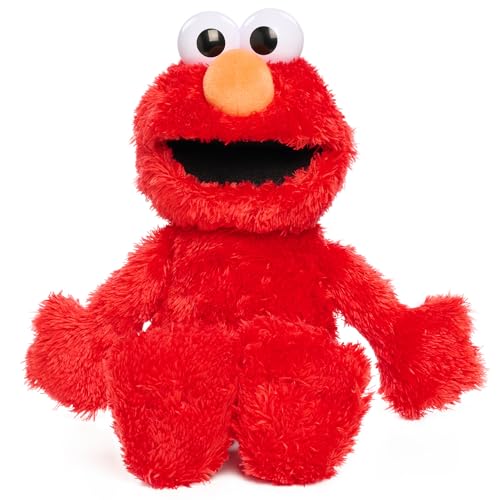 Just Play Sesamstraße Tickle Me Elmo, 34 cm große Plüschpuppe, lacht, wackelt und kichert, rot, Kinderspielzeug ab 18 Monaten, 37.47 von Sesame Street