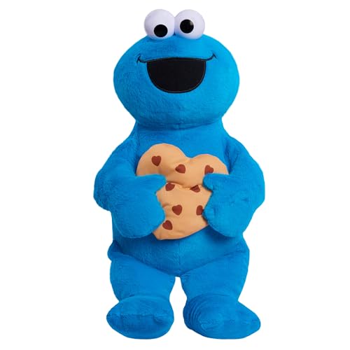 Just Play Sesamstraße Valentine Large Plush Cookie Monster Kids Toys for Ages 18 Months von Just Play