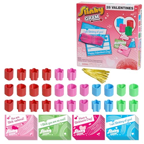 Just Play Slinky® Gram Valentinstagsset, 112-teilig, Kunst- und Bastelset für Kinder, Spielzeug für Kinder ab 5 Jahren von Just Play