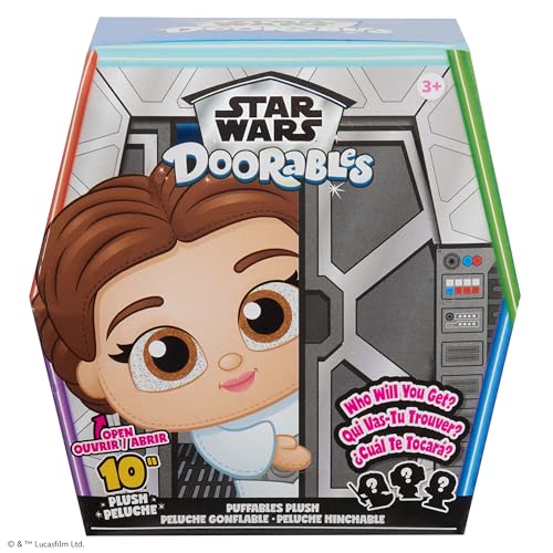 Just Play Star Wars™ Doorables Puffables Plüsch – Star Wars: A New Hope™, 25,4 cm großes Sammlerstück mit Glitzeraugen, Stile können variieren, Kinderspielzeug ab 3 Jahren von Just Play