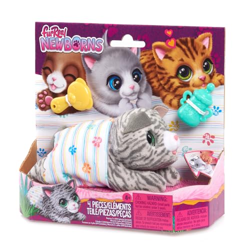 Just Play furReal Newborns Kätzchen, interaktives Haustier, kleines Plüschkätzchen mit Soundeffekten und Bewegungen, Kinderspielzeug ab 4 Jahren Just Play furReal Newborns Kätzchen, interaktives Haustier, kleines Plüschkätzchen mit Soundeffekten und Bewegungen, Kinderspielzeug ab 4 Jahren von Just Play