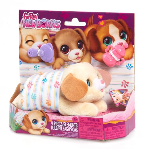 Just Play furReal Newborns Welpe, interaktives Haustier, Kleiner Plüschwelpe mit Soundeffekten und Bewegungen, Kinderspielzeug ab 4 Jahren Just Play furReal Newborns Welpe, interaktives Haustier, Kleiner Plüschwelpe mit Soundeffekten und Bewegungen, Kinderspielzeug ab 4 Jahren von Just Play