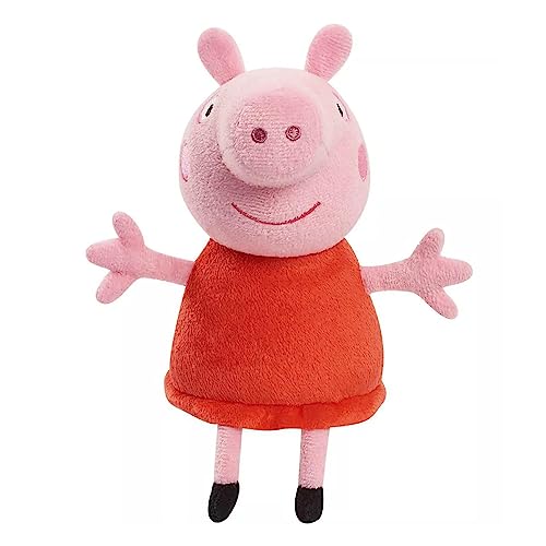 Peppa Wutz Plüschbohnen, 15,2 cm, rotes Kleid von Peppa Pig von Just Play