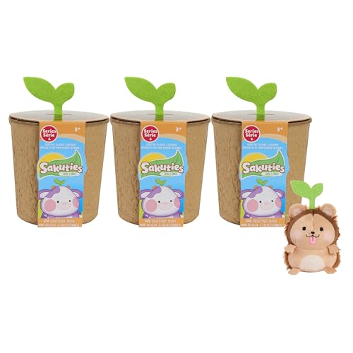 Sakuties Mini-Sammelstück, stilisierte Plüschtiere, 3 Stück, Blind-Sammelstück, Kinderspielzeug ab 3 Jahren Just Play Sakuties Mini-Sammelstück, stilisierte Plüschtiere, 3 Stück, Blind-Sammelstück, Kinderspielzeug ab 3 Jahren Just Play von Just Play
