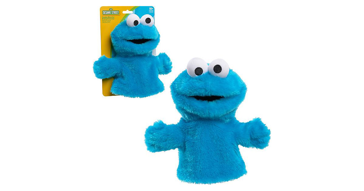 Sesamstrasse Handpuppe Krümelmonster blau Sesamstrasse Handpuppe Krümelmonster blau von Just Play