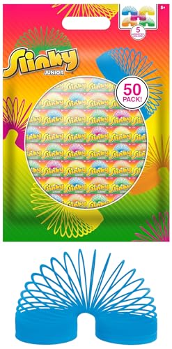 The Original Slinky® Brand Fidget Toy Small Plastic Slinky Jr. Multipack, 50 Stück, Kids Toys for Ages 5 Up by Just Play von Just Play