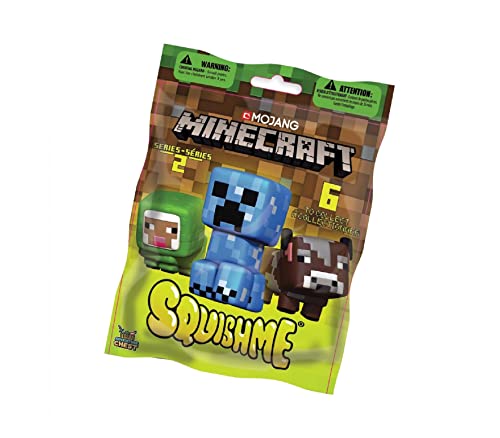 Minecraft SquishMe Serie 2, Blind (Mystery) Pack, 1 Figure von Just Toys LLC