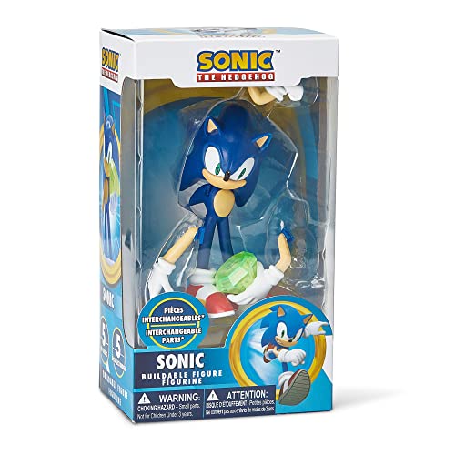 Just Toys Sonic the Hedgehog baubare Figuren (Sonic), JTSC-4131, Mehrfarbig von Just Toys LLC