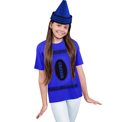 Buntstift-Shirt und lustige Zwergenkegel, Hüte, Buntstift, Unisex-T-Shirt, Halloween-Kostüm, lustig, cool, Grafik-T-Shirt, Idee für Erwachsene, Männer, Frauen, Schulanfang, Halloween, Partyzubehör (L von Justforjoyful