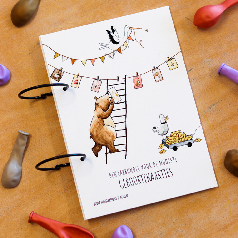 Juulz Storage Bundle Birth Cards von Juulz Illustrations&Design