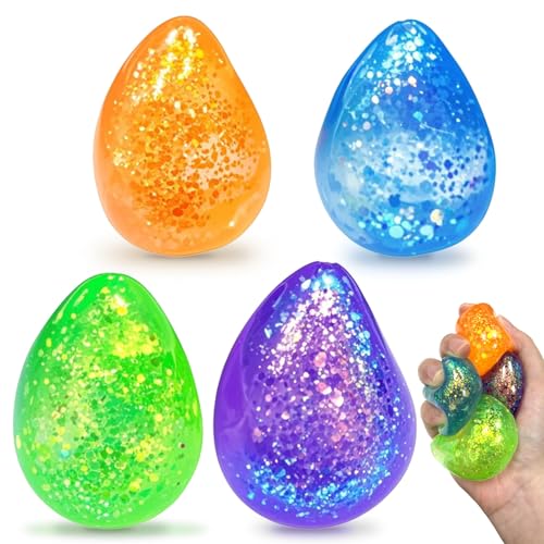 Juvanovo Stressball Kinder und Erwachsene, 4 Stück Antistressball, Water Drop Squeeze Ball, Quetschball, Knautschball, Stressbälle, Sensorik Spielzeug für Kinder und Erwachsene Juvanovo Stressball Kinder und Erwachsene, 4 Stück Antistressball, Water Drop Squeeze Ball, Quetschball, Knautschball, Stressbälle, Sensorik Spielzeug für Kinder und Erwachsene von Juvanovo