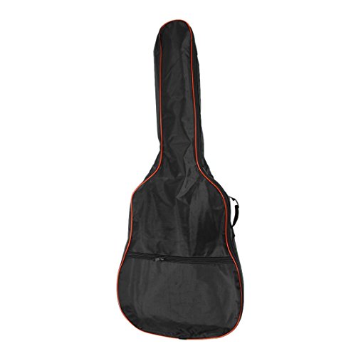 Juwaacoo R 41" Klassische Akustische Gitarre Roter Rucksack Abdeckung Beutel mit 5 mm Schultergurt von Juwaacoo
