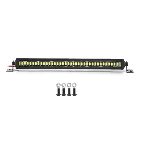 Juwaacoo RC Auto-Dachlampe 24 36 LED-Lichtleiste für 1/10 RC Crawler Axial SCX10 90046/47 SCX24 Wrangler D90 TRX4 Karosserie, A Ersatzteile von Juwaacoo