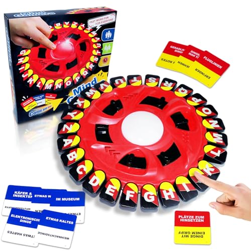Juxtaposia Rasende Wörter Deutsch,Buchstaben Spiel für Familienabende, Partys und Spieleabende,Wortspiel für 2-8 Spieler ab 8 Jahren, mit kompaktem Design und variablen Schwierigkeitsstufen. von Juxtaposia