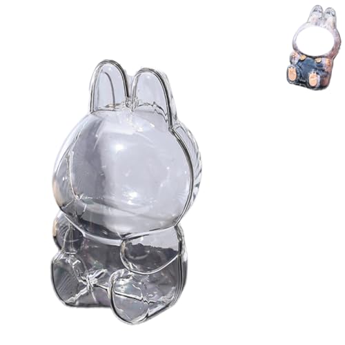 Juyuup Transparente Acryl-Schutzhülle für Sammlerpuppen | Aufbewahrungsbox mit Deckel (Ohne Figur) | 1er Set (Sitzen Stil) von Juyuup