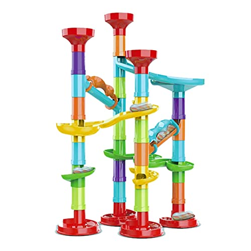 Juzinqu Leuchtende Kugelbahnen | 142-teiliges -Kugelbahn-Set - Marmor-Spiel STEM-Lernspielzeug 3D-Baustein-Kombinationen Geschenk für Jungen-Mädchen- 4 Jahre alt Juzinqu Leuchtende Kugelbahnen | 142-teiliges -Kugelbahn-Set - Marmor-Spiel STEM-Lernspielzeug 3D-Baustein-Kombinationen Geschenk für Jungen-Mädchen- 4 Jahre alt von Juzinqu