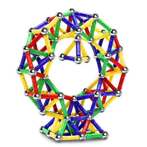 Jvchengxi 144 Stücke Magnetische Bausteine, Magnetische Stöcke Spielzeug, Magnet Lernspielzeug, 3D Puzzle Bauspielzeug Magnete Konstruktions Magnetblöcke, Stapelspielzeug-Set für Kinder und Erwachsene Jvchengxi 144 Stücke Magnetische Bausteine, Magnetische Stöcke Spielzeug, Magnet Lernspielzeug, 3D Puzzle Bauspielzeug Magnete Konstruktions Magnetblöcke, Stapelspielzeug-Set für Kinder und Erwachsene von Jvchengxi
