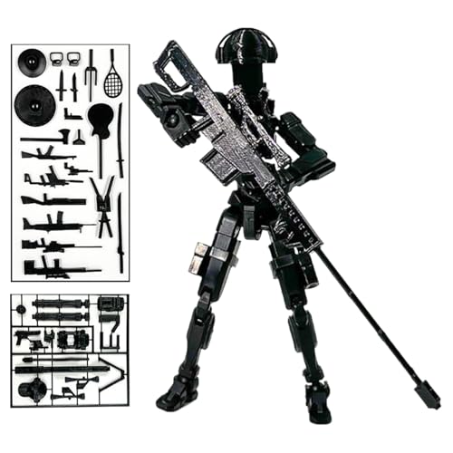 Flexible Moving Toy, Multi-Jointed Poseable Action Figure, Artistic Craft Statue with Intelligent Assembly, Adjustable Display Decoration, Ideal for Desk Shelf Collection Flexible Moving Toy, Multi-Jointed Poseable Action Figure, Artistic Craft Statue with Intelligent Assembly, Adjustable Display Decoration, Ideal for Desk Shelf Collection von Jvjggag