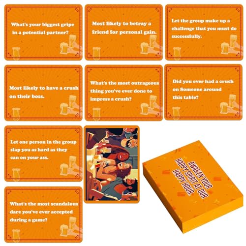 Jvjggag Card Game, Drinking Game, Adult Game, Christmas Party Games, 50 Pieces Set Fun and Engaging Easy to Use Enhances Social Interaction Versatile Use User-Friendly Interface Encourages Group Play Jvjggag Card Game, Drinking Game, Adult Game, Christmas Party Games, 50 Pieces Set Fun and Engaging Easy to Use Enhances Social Interaction Versatile Use User-Friendly Interface Encourages Group Play von Jvjggag