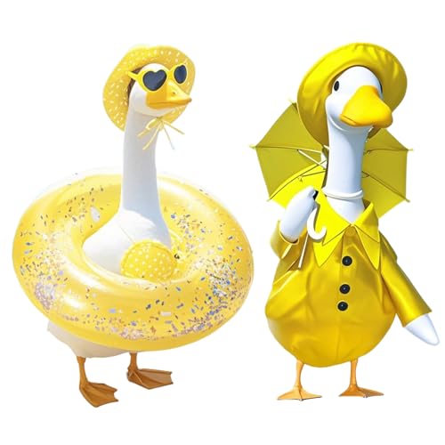 Jvjggag Duck Costume, Yard Duck Outfit, Outdoor Cosplay Decoration, Weather-Resistant Fabric, Festive Theme Design, Wedding Garden Use, Polyeste Dress Jvjggag Duck Costume, Yard Duck Outfit, Outdoor Cosplay Decoration, Weather-Resistant Fabric, Festive Theme Design, Wedding Garden Use, Polyeste Dress von Jvjggag