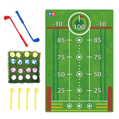 Jvjggag Fun and Educational Golf Set for, Improves Hand-Eye Coordination and Motor Skills, Perfect for Indoor and Outdoor Play, and Materials for Long-Lasting Use von Jvjggag