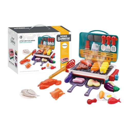 Kitchen Toys, Cooking Toy, Color Changing Cooking Toy, Pretend Play Kitchen Toy, Interactive Sound and Light Features Simulates a Real BBQ Grill with Cooking Sounds Child-Safe Materials for Safe Play Kitchen Toys, Cooking Toy, Color Changing Cooking Toy, Pretend Play Kitchen Toy, Interactive Sound and Light Features Simulates a Real BBQ Grill with Cooking Sounds Child-Safe Materials for Safe Play von Jvjggag