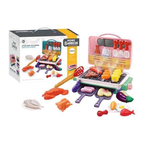 Kitchen Toys, Cooking Toy, Color Changing Cooking Toy, Pretend Play Kitchen Toy, Interactive Sound and Light Features Simulates a Real BBQ Grill with Cooking Sounds Child-Safe Materials for Safe Play Kitchen Toys, Cooking Toy, Color Changing Cooking Toy, Pretend Play Kitchen Toy, Interactive Sound and Light Features Simulates a Real BBQ Grill with Cooking Sounds Child-Safe Materials for Safe Play von Jvjggag