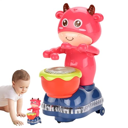 Light Up Drumming Toy , Interactive Music Toy, Animated Drumming Cow, Sound and Light Drumming Toy for , Fun Learning Toy for Crawling Babies, Ideal for Birthday and Holiday for Kids Light Up Drumming Toy , Interactive Music Toy, Animated Drumming Cow, Sound and Light Drumming Toy for , Fun Learning Toy for Crawling Babies, Ideal for Birthday and Holiday for Kids von Jvjggag
