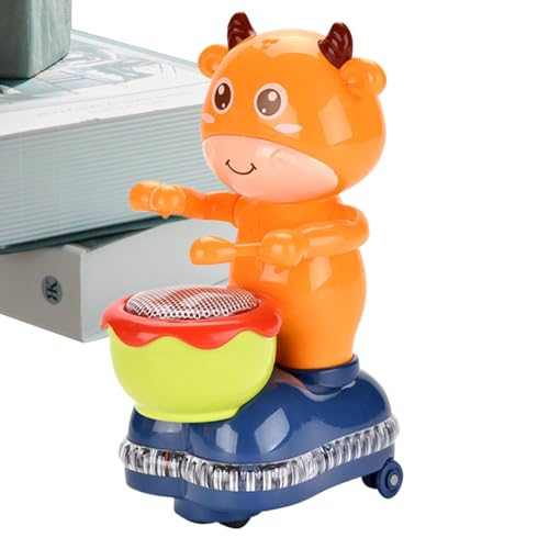 Light Up Drumming Toy , Interactive Music Toy, Animated Drumming Cow, Sound and Light Drumming Toy for , Fun Learning Toy for Crawling Babies, Ideal for Birthday and Holiday for Kids Light Up Drumming Toy , Interactive Music Toy, Animated Drumming Cow, Sound and Light Drumming Toy for , Fun Learning Toy for Crawling Babies, Ideal for Birthday and Holiday for Kids von Jvjggag