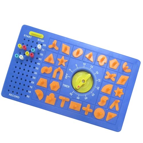 Perfection Game, Competitive Popping Board Game with Timer for Adults & Kids, 2-Player Racing Challenge, Fun Puzzle Play Age 3-5 Year Olds, Family-Friendly ABS Toy von Jvjggag