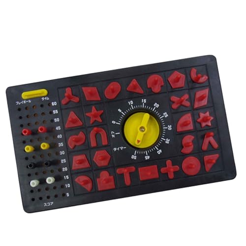Perfection Game, Competitive Popping Board Game with Timer for Adults & Kids, 2-Player Racing Challenge, Fun Puzzle Play Age 3-5 Year Olds, Family-Friendly ABS Toy von Jvjggag