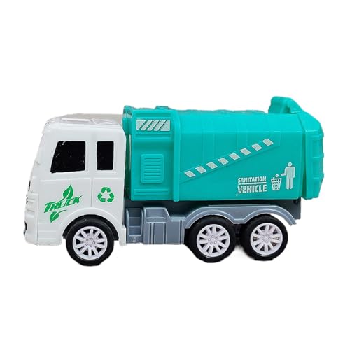 Sanitation Truck, Pull Back Car, Inertia Vehicle Toy, Fine Motor Skill Toys, Sturdy Material Enhances Motor Skills Easy to Use Family-Friendly Adds Fun Safe Use Suitable for Boys and Girls Ages 3+ von Jvjggag