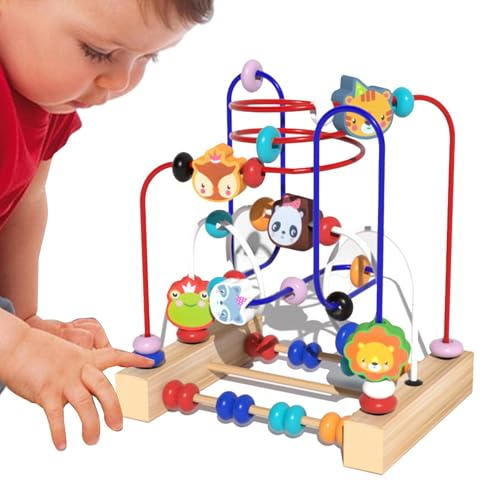 Wooden Bead Maze, Colorful Abacus Roller Coaster, Preschool Learning Activities, Interactive Abacus Educational Toy, Great Gift for Birthday or Holiday for Kids, Educational Bead Maze for Preschoolers Wooden Bead Maze, Colorful Abacus Roller Coaster, Preschool Learning Activities, Interactive Abacus Educational Toy, Great Gift for Birthday or Holiday for Kids, Educational Bead Maze for Preschoolers von Jvjggag