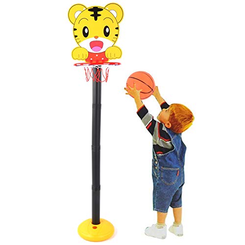 Jwthee Kleinkind Basketball Hoop, Kids Basketball Hoop mit Stand mit Cartoon -Hebstation, Einstellbarer Ball Set für den Hinterhof im Freien Jwthee Kleinkind Basketball Hoop, Kids Basketball Hoop mit Stand mit Cartoon -Hebstation, Einstellbarer Ball Set für den Hinterhof im Freien von Jwthee