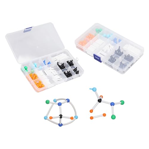 Molekularmodell -Kit, 194 PCs organische Molekularchemie -Set, organische Chemie Molekularmodell Schüler- und Lehrer -Kit, Molekularstrukturen Gebäude Kit Molekularmodell -Kit, 194 PCs organische Molekularchemie -Set, organische Chemie Molekularmodell Schüler- und Lehrer -Kit, Molekularstrukturen Gebäude Kit von Jwthee