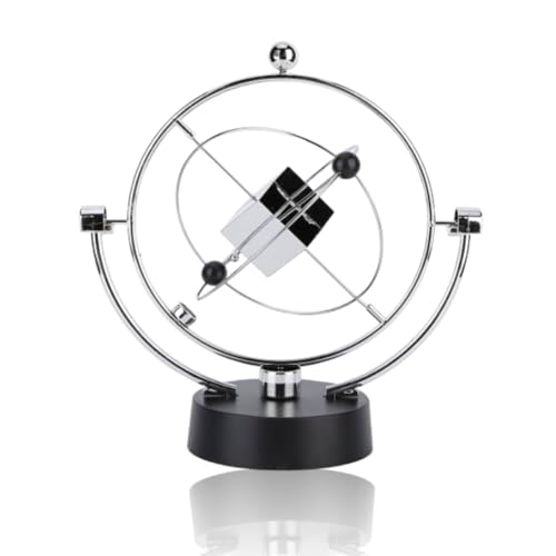 Perpetual Motion Desktop Decor, Rotating Electromagnetic Pendel Physics Model Kinetic Art Asteroid Magnetic Swing Orbital Craft for Office Tabletop Decoration Perpetual Motion Desktop Decor, Rotating Electromagnetic Pendel Physics Model Kinetic Art Asteroid Magnetic Swing Orbital Craft for Office Tabletop Decoration von Jwthee