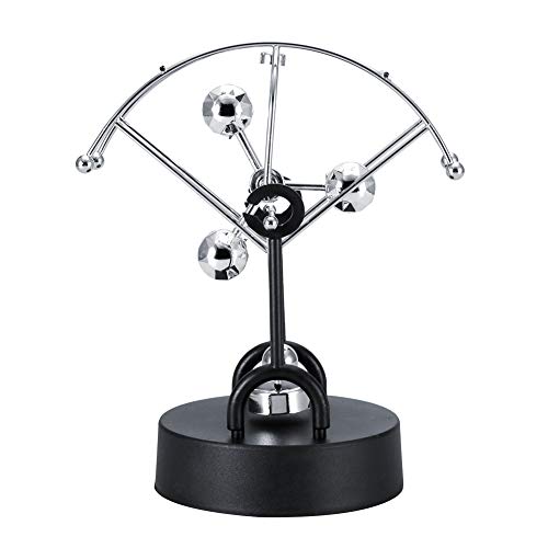 Perpetuum Mobile, Newtons Cradle Balance Balls Wissenschaft Physik Gadget Elektronisches Perpetuum Mobile für Home Office Ornament Perpetuum Mobile, Newtons Cradle Balance Balls Wissenschaft Physik Gadget Elektronisches Perpetuum Mobile für Home Office Ornament von Jwthee