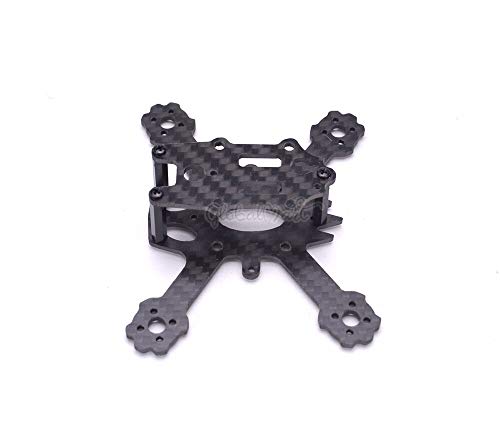 Jxjamp {Spielzeugteile} Passend für ELF X2 88mm 88 Micro Carbon Fiber Frame Kit mit 1935 Propeller für Mini RC Indoor Racing Drone Quadcopter 1103 / 1104 Motor von Jxjamp