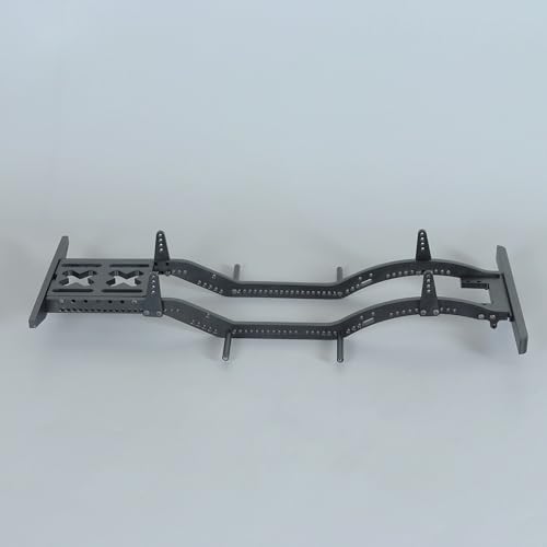 {Spielzeugteile} Metall-Chassis-Set-Schienenrahmen mit Stoßdämpfer Blattfedern Montagelöcher for 1/10 Rc Crawler Axial. SCX10 D90 TF2 B5 Aktualisierung von Jxjamp