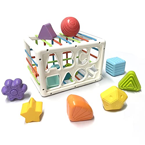 Jxkgenix Montessori Auswählen Sensorik 12 Monate Spielzeug Baby, Activity Würfel Formensortierspiel Spielzeug Geschenke für ab 1 2 3 Jahre Kinder von Jxkgenix