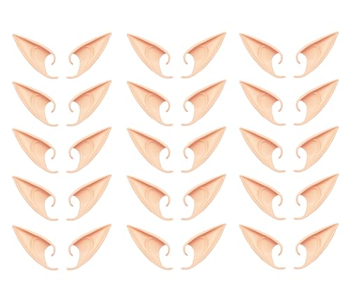Jxpinet 15 Paar Cosplay-Feenohren, Elfenohren, weiche Ohren für Partys, Kostüme, Maskerade, Halloween, Elfen, Vampir, Feenohren, langer Stil Jxpinet 15 Paar Cosplay-Feenohren, Elfenohren, weiche Ohren für Partys, Kostüme, Maskerade, Halloween, Elfen, Vampir, Feenohren, langer Stil von Jxpinet
