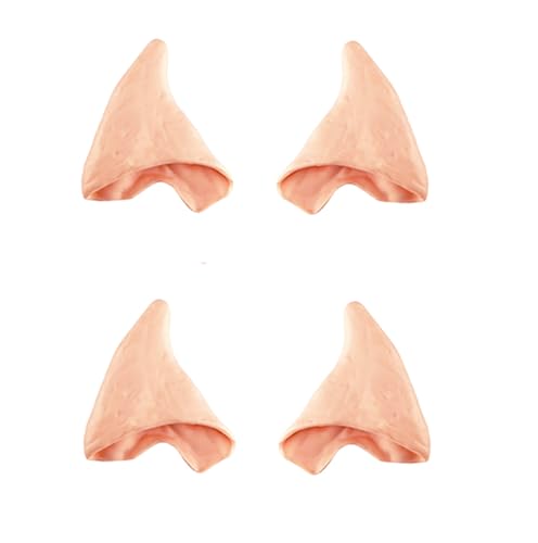 Jxpinet 2 Paar Cosplay Fee Pixie spitze Prothesen-Ohrstöpsel für Party, Kostüm, Maskerade, Zubehör, Weihnachten, Cosplay-Geschenk Jxpinet 2 Paar Cosplay Fee Pixie spitze Prothesen-Ohrstöpsel für Party, Kostüm, Maskerade, Zubehör, Weihnachten, Cosplay-Geschenk von Jxpinet