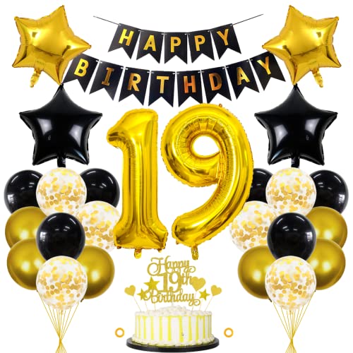 19 Geburtstag Deko Junge Mädchen Luftballon 19.geburtstag Deko Schwarz Gold Geburtstagsdeko 19 Jahre Mann 19 Luftballon Gold 19 Jahre Geburtstagdeko Mann Deko 19 Geburtstag Mädchen Junge Luftballons 19 Geburtstag Deko Junge Mädchen Luftballon 19.geburtstag Deko Schwarz Gold Geburtstagsdeko 19 Jahre Mann 19 Luftballon Gold 19 Jahre Geburtstagdeko Mann Deko 19 Geburtstag Mädchen Junge Luftballons von Jxuzh