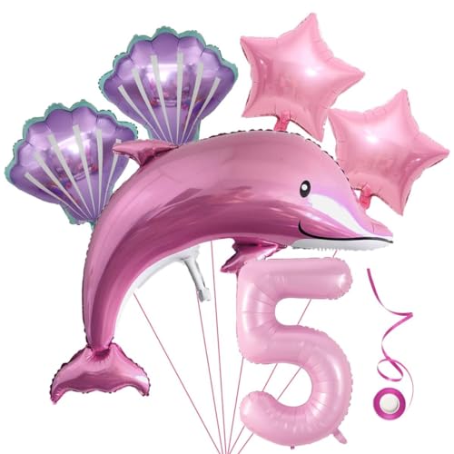 Delfin Luftballon Set 5. Geburtstag Mädchen Rosa Kindergeburtstag Mädchen Geburtstag Delphin Ballon 5 Jahre Ozean Geburtstagsdeko 5 Jahre XXL Zahl 5 Zahlen Ballon Rosa Ozean Tiere Geburtstagsfeier Delfin Luftballon Set 5. Geburtstag Mädchen Rosa Kindergeburtstag Mädchen Geburtstag Delphin Ballon 5 Jahre Ozean Geburtstagsdeko 5 Jahre XXL Zahl 5 Zahlen Ballon Rosa Ozean Tiere Geburtstagsfeier von Jxuzh