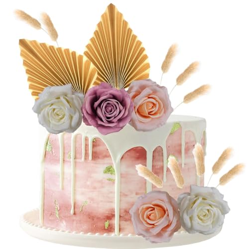Jxuzh Boho Tortendeko Rosenblüte Baby Dusche Kuchen Dekoration Boho Tortenaufsatz Champagner Rose Kuchendekoration Tortendeko Blumen Boho Cake Topper Geburtstag Kugel Palmblätter Cupcake Topper Gold Jxuzh Boho Tortendeko Rosenblüte Baby Dusche Kuchen Dekoration Boho Tortenaufsatz Champagner Rose Kuchendekoration Tortendeko Blumen Boho Cake Topper Geburtstag Kugel Palmblätter Cupcake Topper Gold von Jxuzh