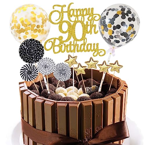 Jxuzh Cake Topper 90 Kuchendeko Geburtstag Gold Happy 90.birthday Kuchendeko 90. Geburtstag Tortendeko 90 Schwarz 90. Geburtstag Kuchen Deko 90 Geburtstag Frau Happy Birthday 90 Geburstagstorte Deko Jxuzh Cake Topper 90 Kuchendeko Geburtstag Gold Happy 90.birthday Kuchendeko 90. Geburtstag Tortendeko 90 Schwarz 90. Geburtstag Kuchen Deko 90 Geburtstag Frau Happy Birthday 90 Geburstagstorte Deko von Jxuzh