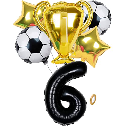 Jxuzh Fussball Geburtstag Fußball Party Deko Zubehör Fußball Geburtstagsdeko Jungen Luftballon 6. Geburtstag junge Soccer Party Fußball Ballons Deko Stern Ballon Golden Fußballfan Kindergeburtstag Jxuzh Fussball Geburtstag Fußball Party Deko Zubehör Fußball Geburtstagsdeko Jungen Luftballon 6. Geburtstag junge Soccer Party Fußball Ballons Deko Stern Ballon Golden Fußballfan Kindergeburtstag von Jxuzh