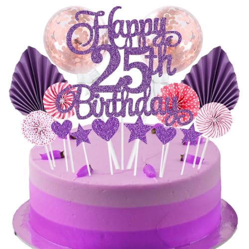 Jxuzh Happy 25th Birthday Tortendeko Lila Rosa 25 Jahre Mädchen Jungen Kuchendeko 25. Geburtstag Kuchen Deko Tortendeko 25 Geburtstag Jungen Tortendeko Lila Rosa Herz Stern Für 25 Geburtstag Cake Topp Jxuzh Happy 25th Birthday Tortendeko Lila Rosa 25 Jahre Mädchen Jungen Kuchendeko 25. Geburtstag Kuchen Deko Tortendeko 25 Geburtstag Jungen Tortendeko Lila Rosa Herz Stern Für 25 Geburtstag Cake Topp von Jxuzh